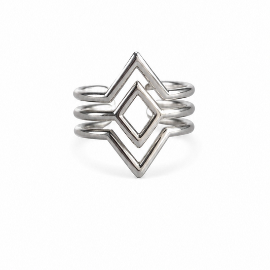 Ring AMARA silbrig