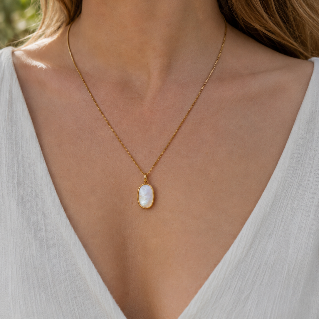 Halskette WHITE PEARL