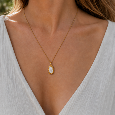 Halskette WHITE PEARL
