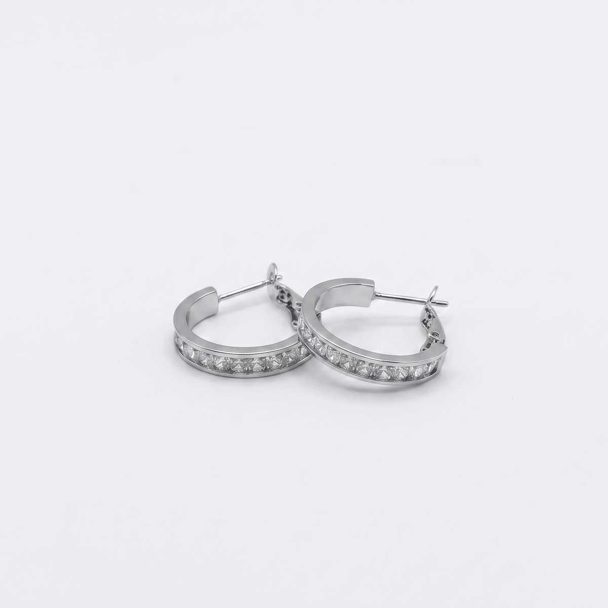 Creolen GLAMOUR SMALL silbrig