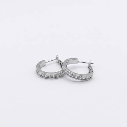 Creolen GLAMOUR SMALL silbrig