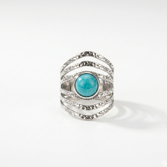Ring TROJA silbrig