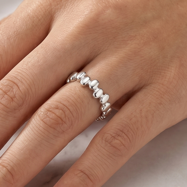 Ring TALI silbrig