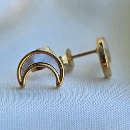 Ohrstecker MOON goldig
