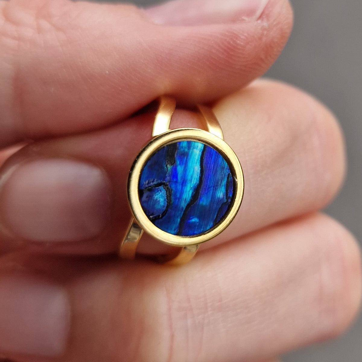 Ring PAUA goldig