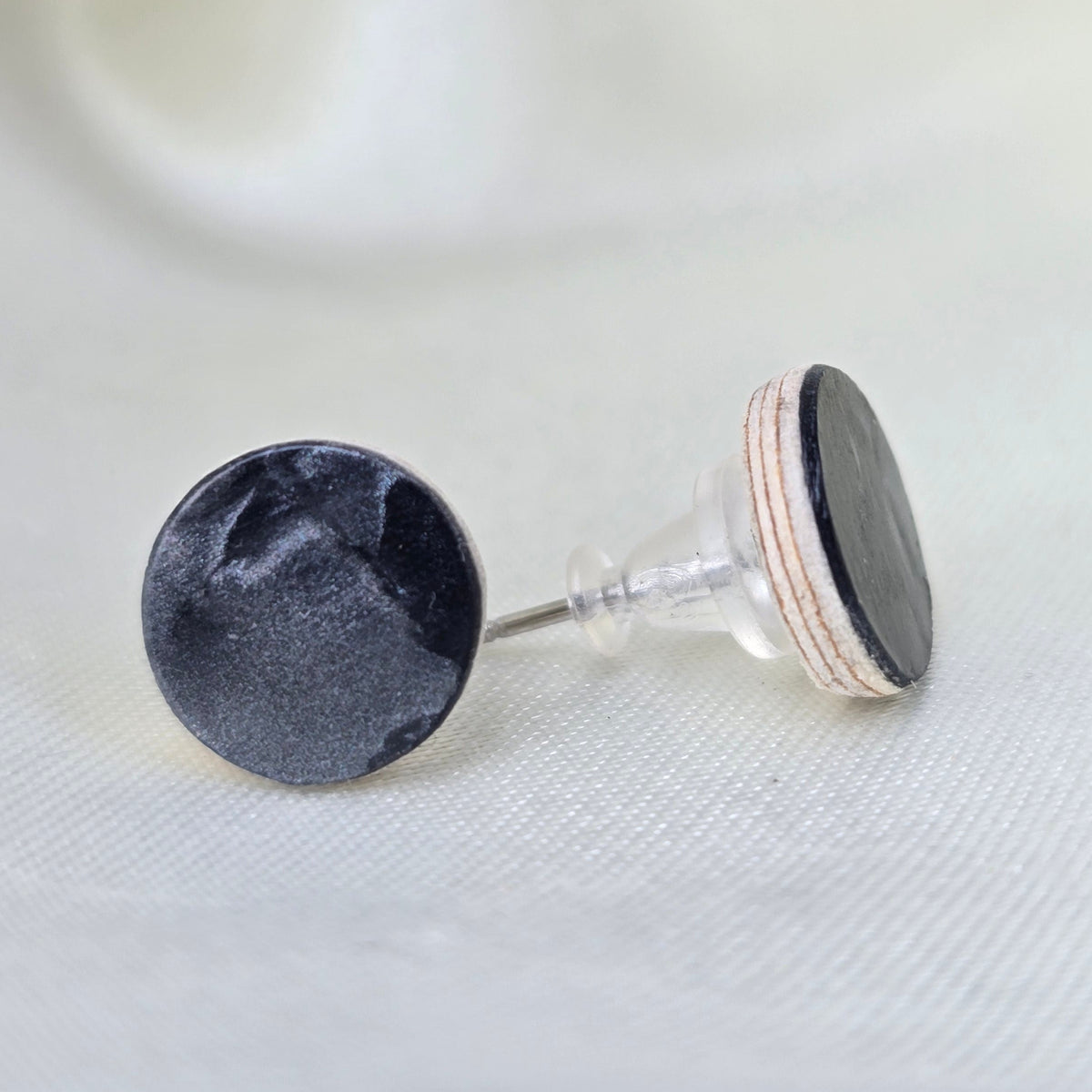 Ohrstecker Melwood BLACKPEARL