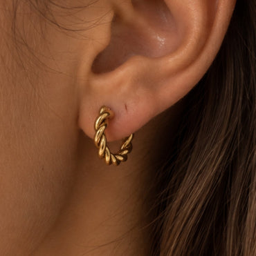 Creolen TWIST goldig